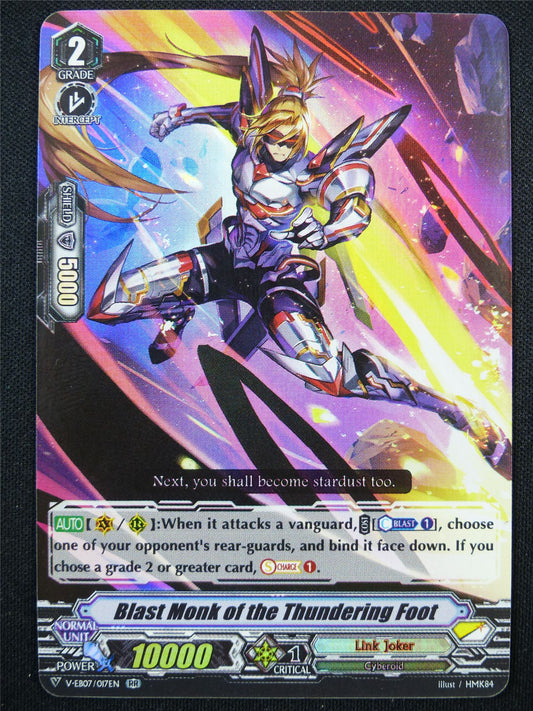 Blast Monk of the Thundering Foot V-EB07 RR - Vanguard Card #21O