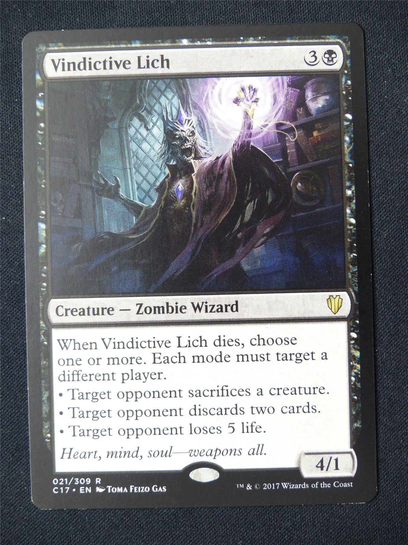 Vindicitve Lich - C17 - Mtg Card #LL