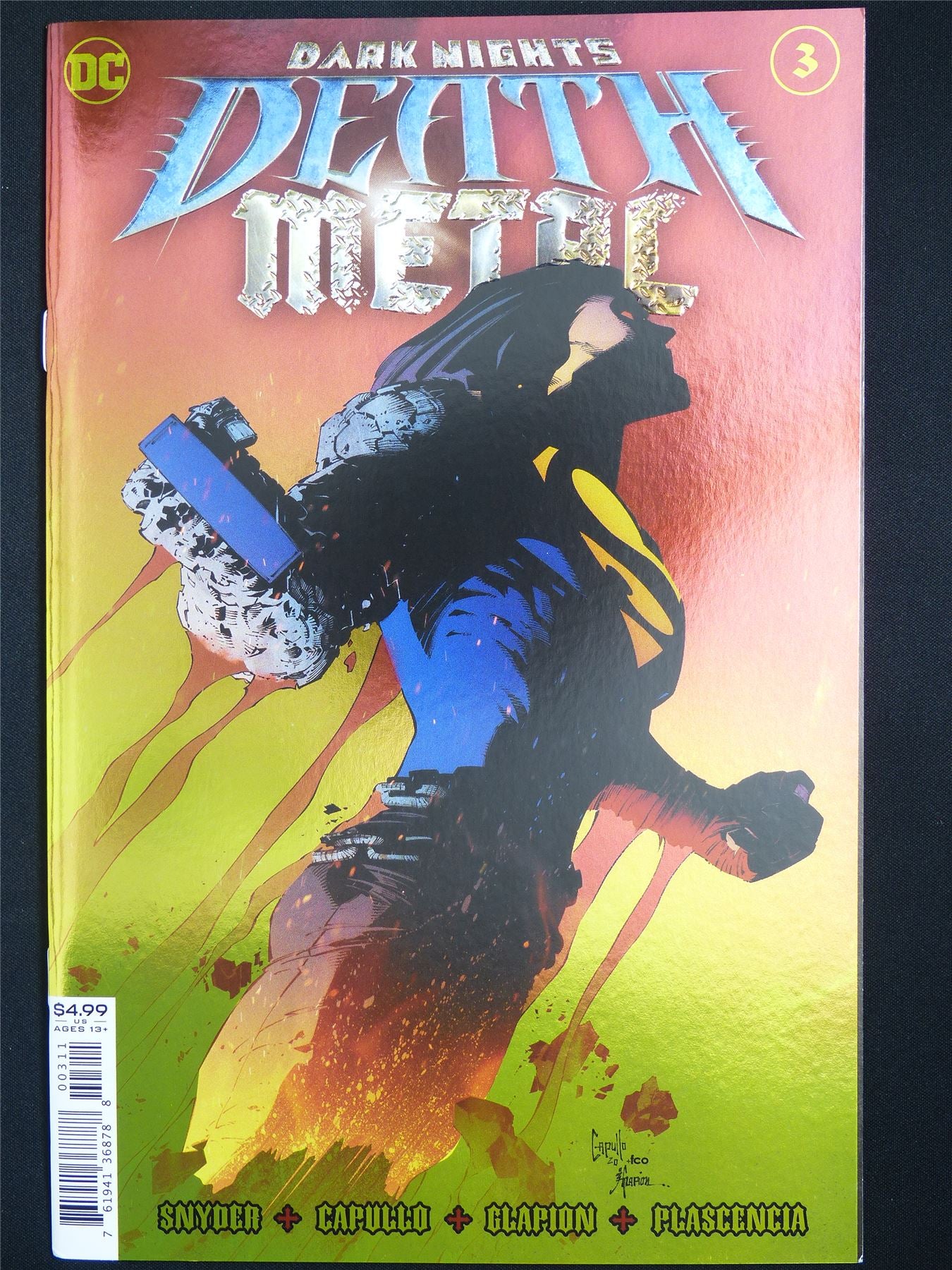 Dark Nights: DEATH Metal #3 Foil Cover - DC Comic #3AI
