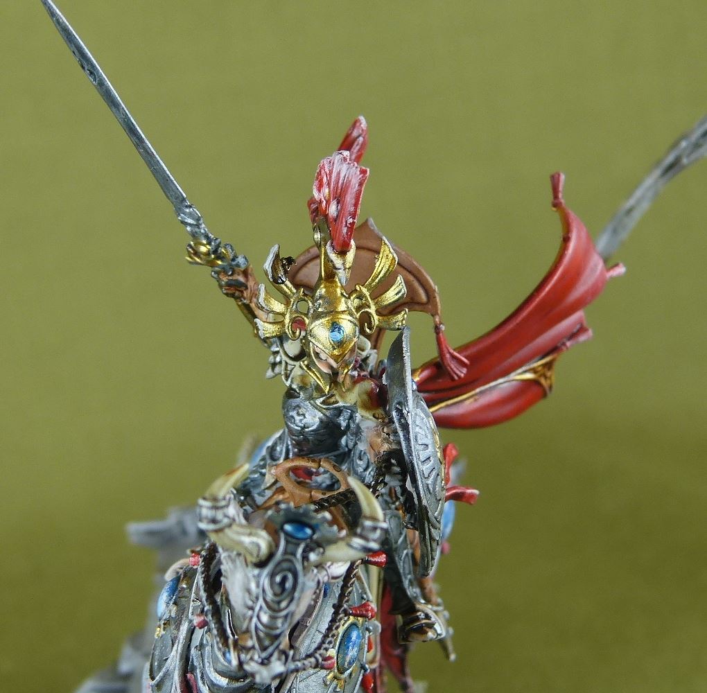 Lyrior Uthralle - Warden of Ymetrica - Lumineth Realm-Lords - Painted - Warhammer AoS #G7
