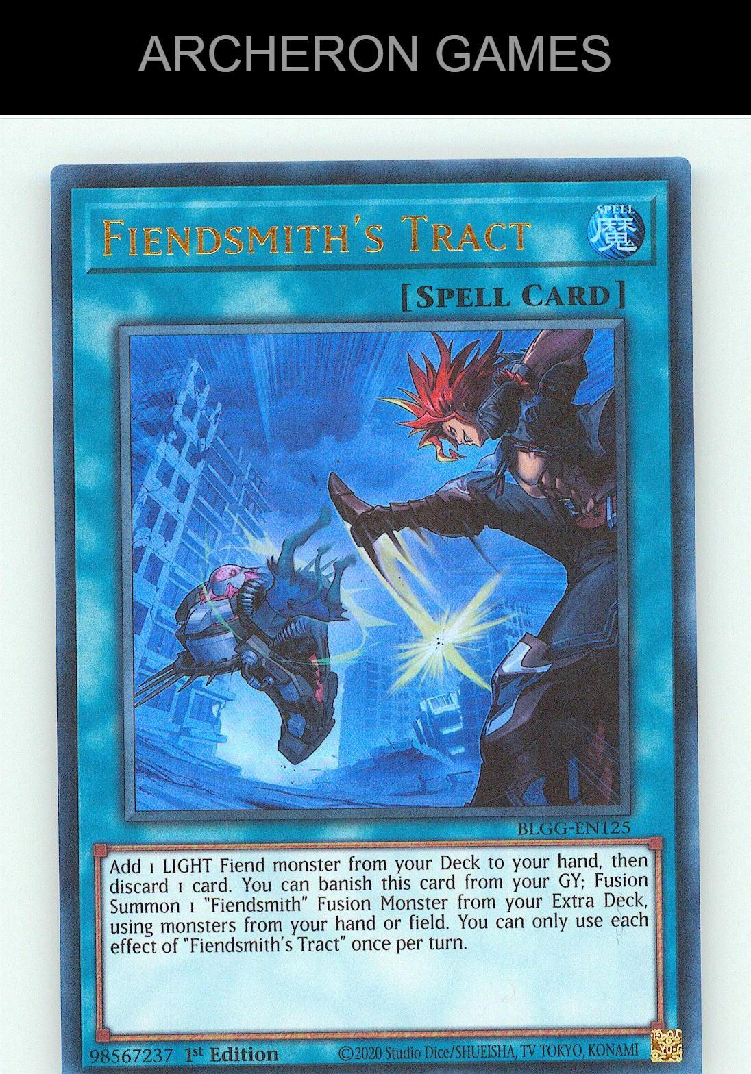 Fiendsmith's Tract UR YUGIOH Card 1st Edition