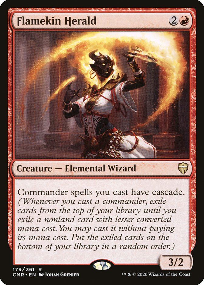 Mtg: CMR : Flamekin Herald -  - NM