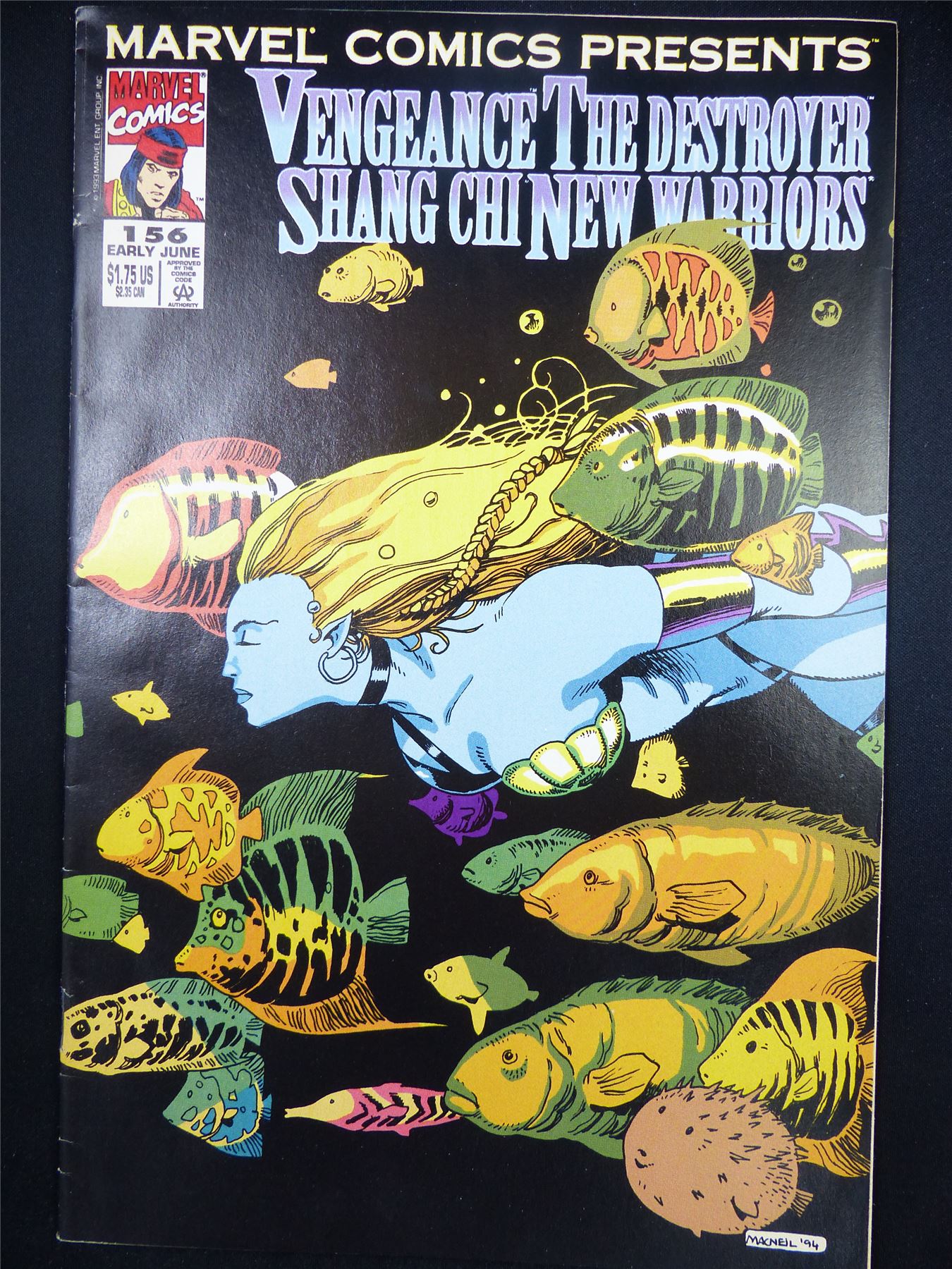 VENGEANCE The Destroyer Shang Chi New Warriors #156 - Marvel Comic #47K