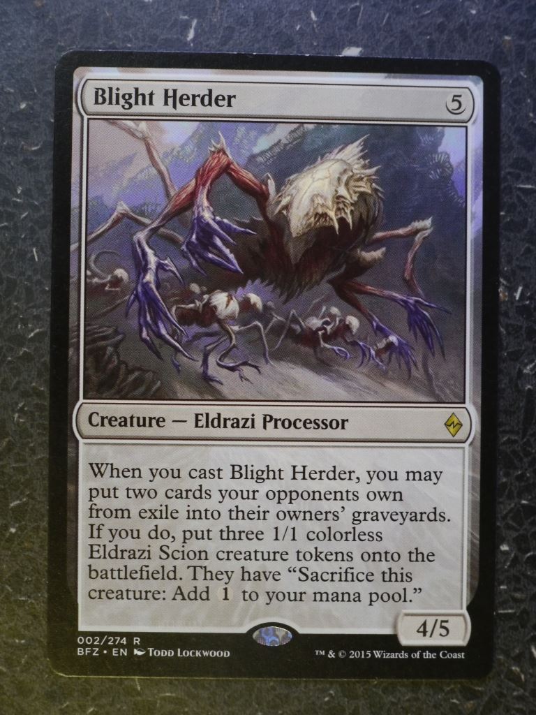 MTG Magic Cards: BLIGHT HERDER # 6F52