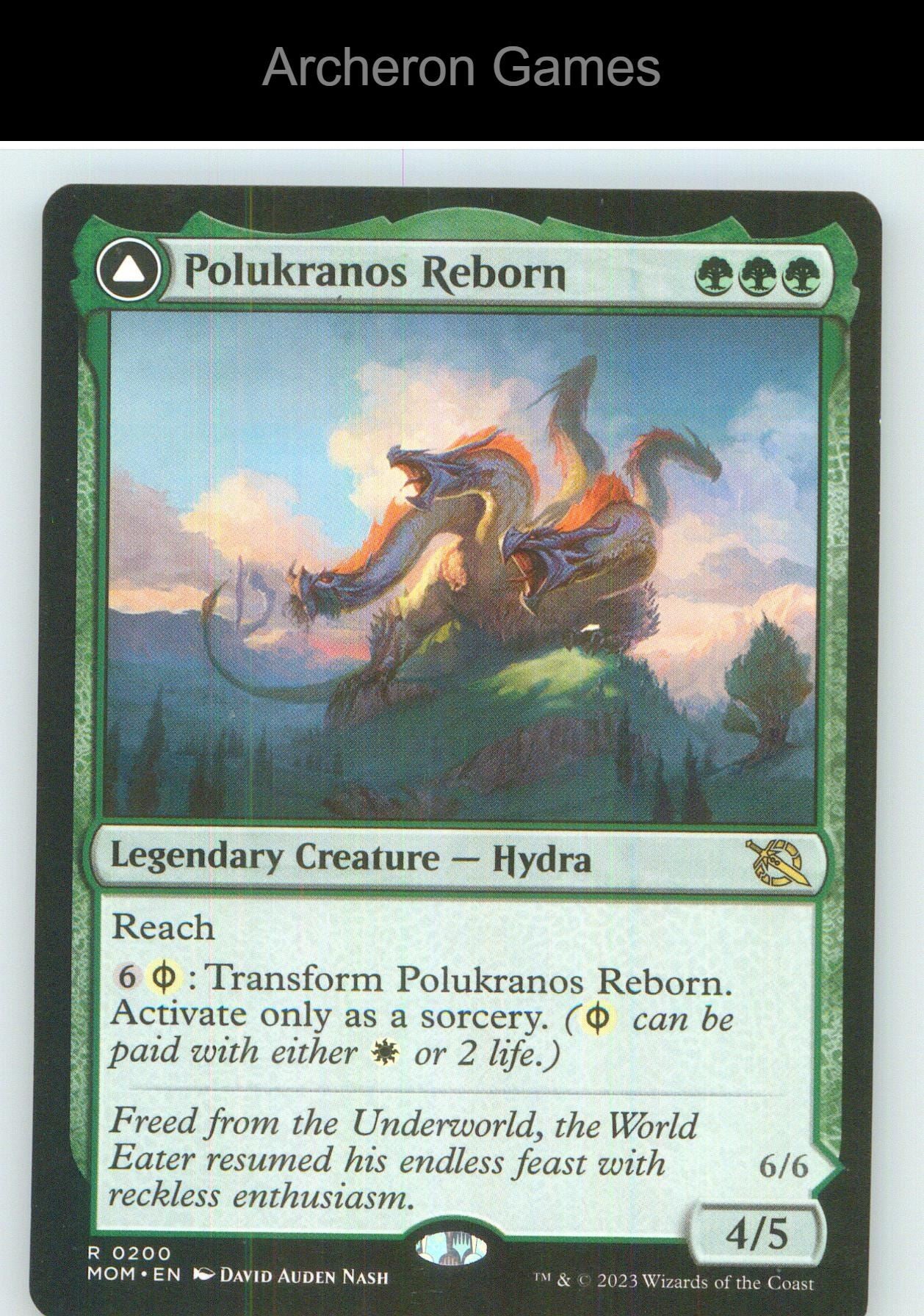 Polukranos Reborn MOM 200 R MTG Card NM/EX+