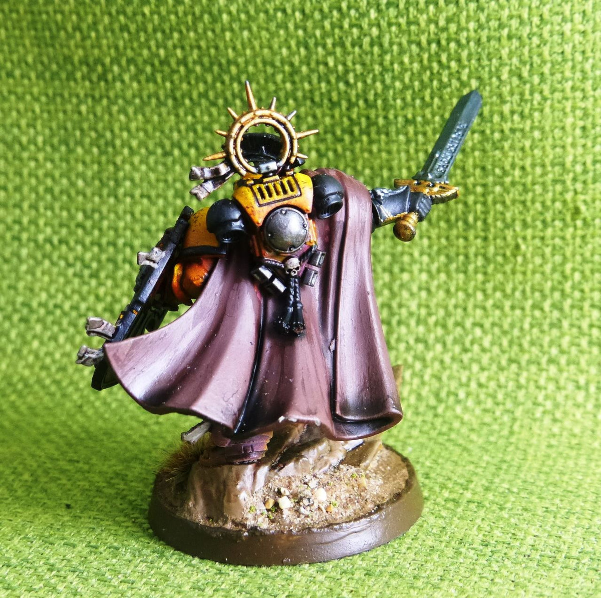Imperial Fist Captain Painted - Warhammer AoS 40k #CT
