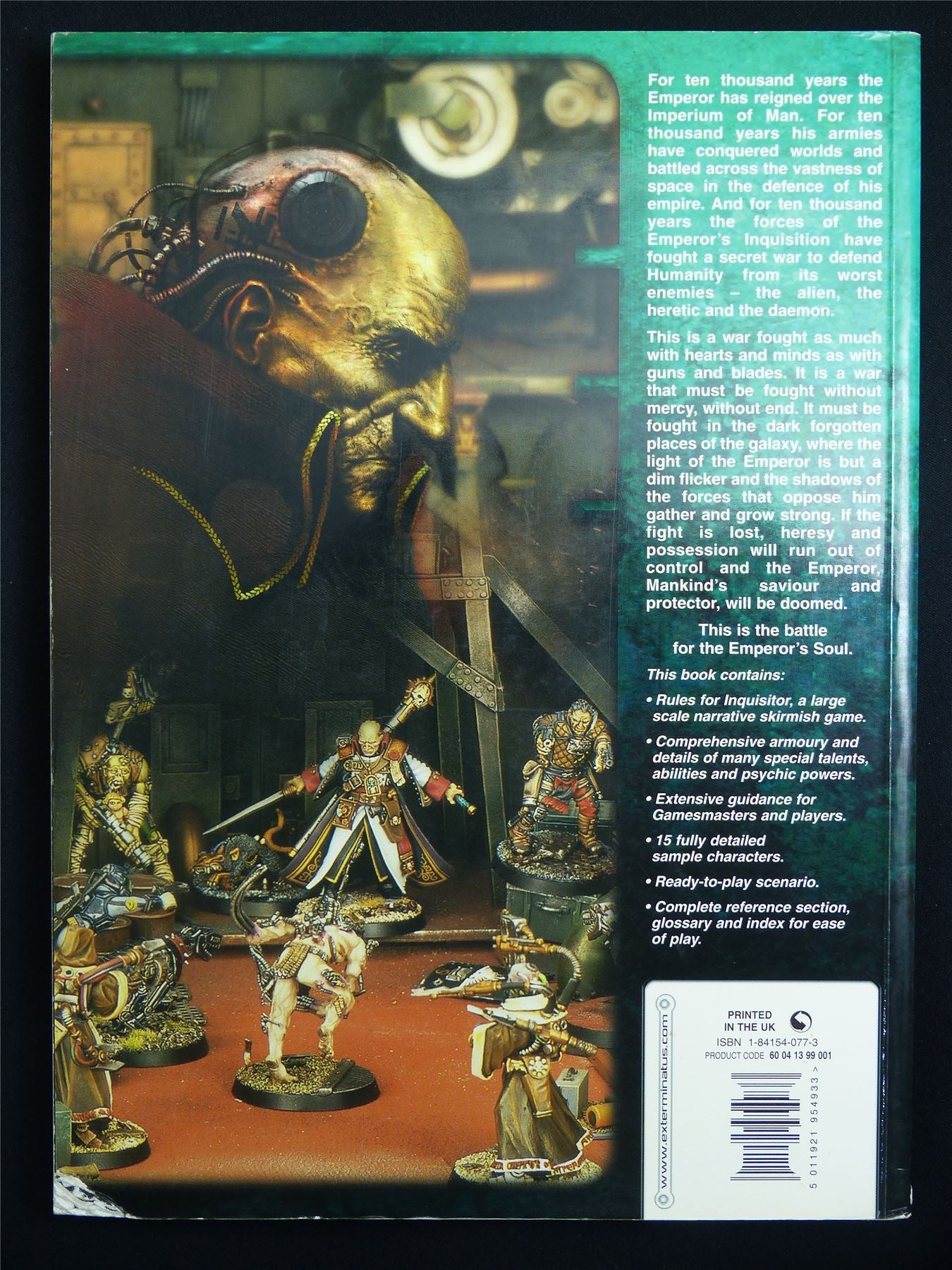 Inquisitor: The Battle for the Emperor's Soul - Warhammer Roleplay Softback #DT