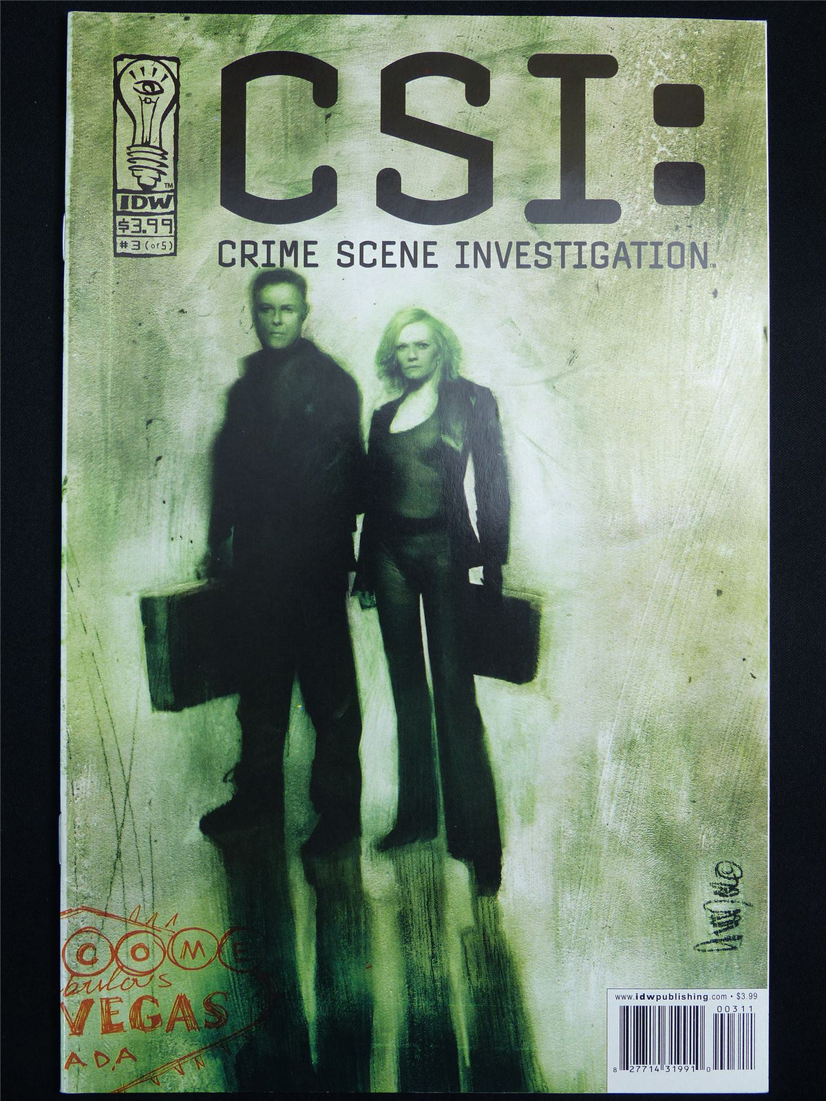 CSI: Crime Scene Investigation #3 Cvr A - IDW Comic #3MJ