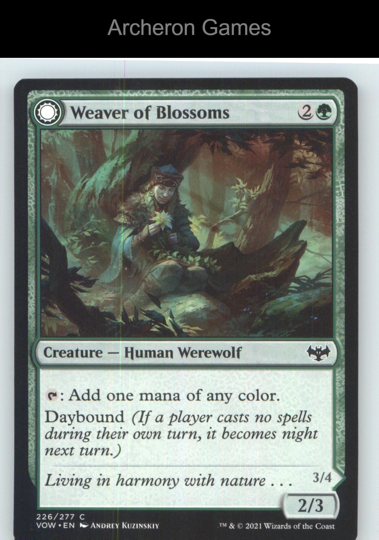 Weaver of Blossoms VOW 226 C MTG Card NM/EX+