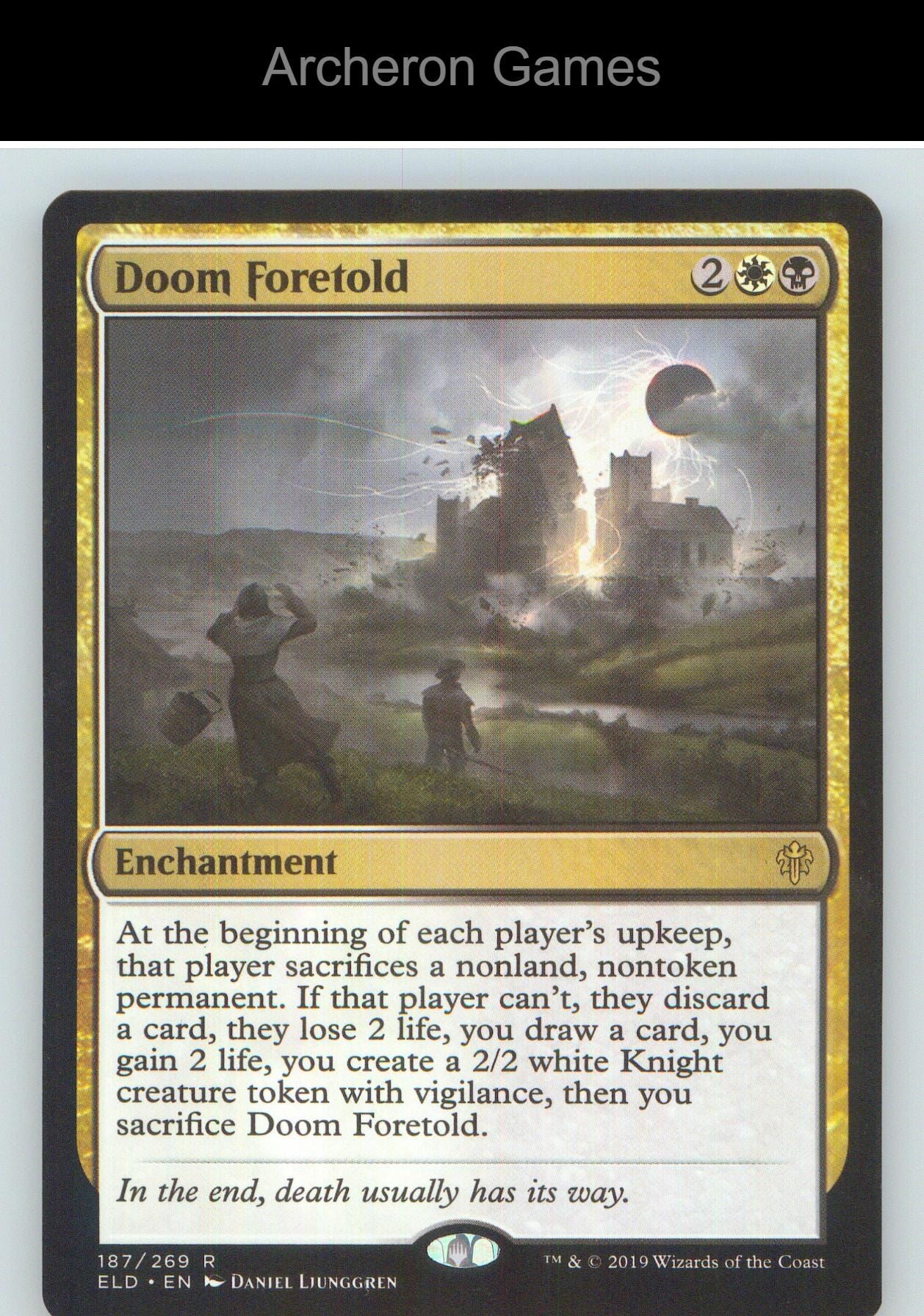 Doom Foretold ELD 187 R MTG Card NM/EX+