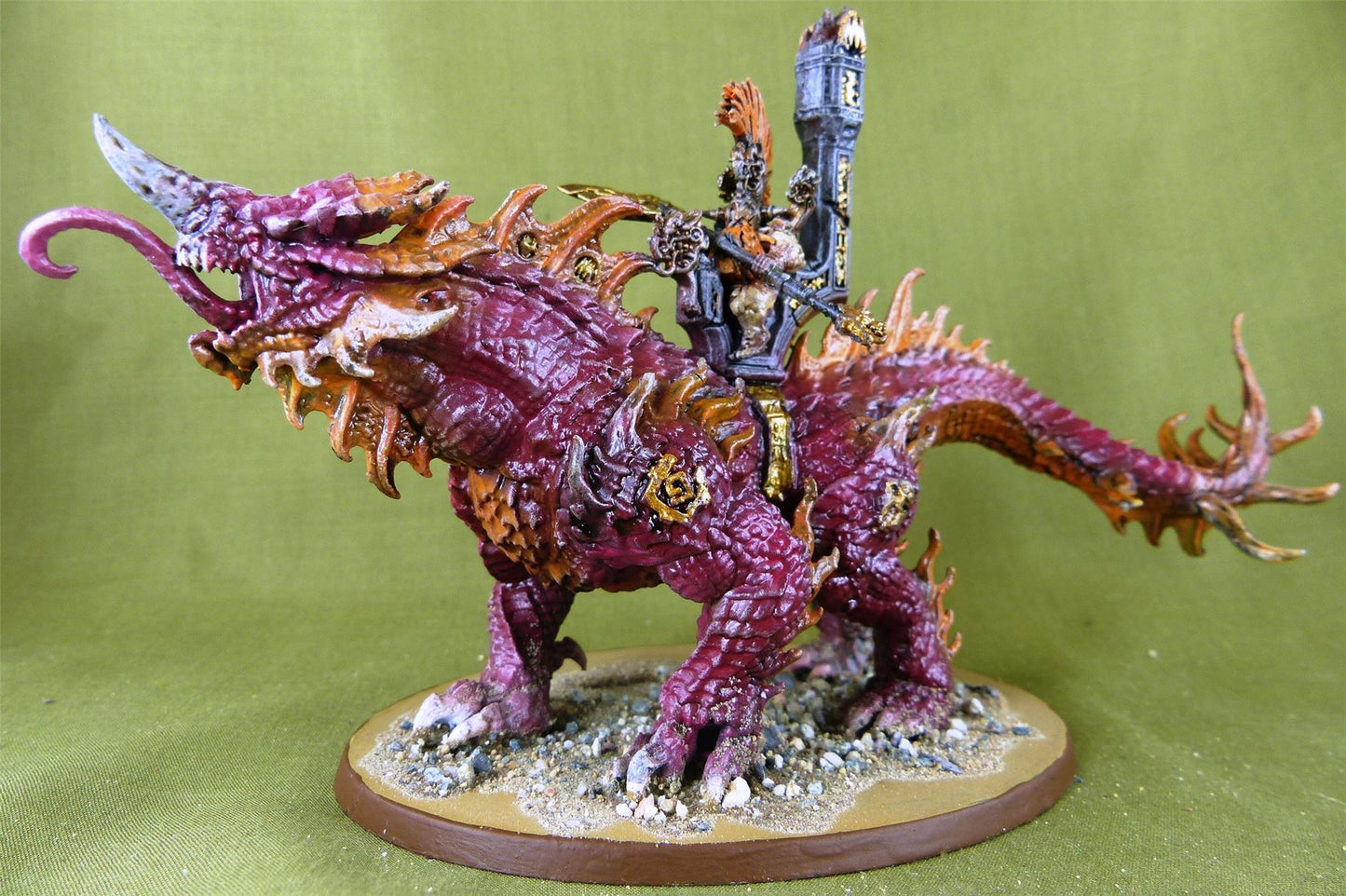 Magmadroth - Fyreslayers - Painted - Warhammer AoS 40k #1FY