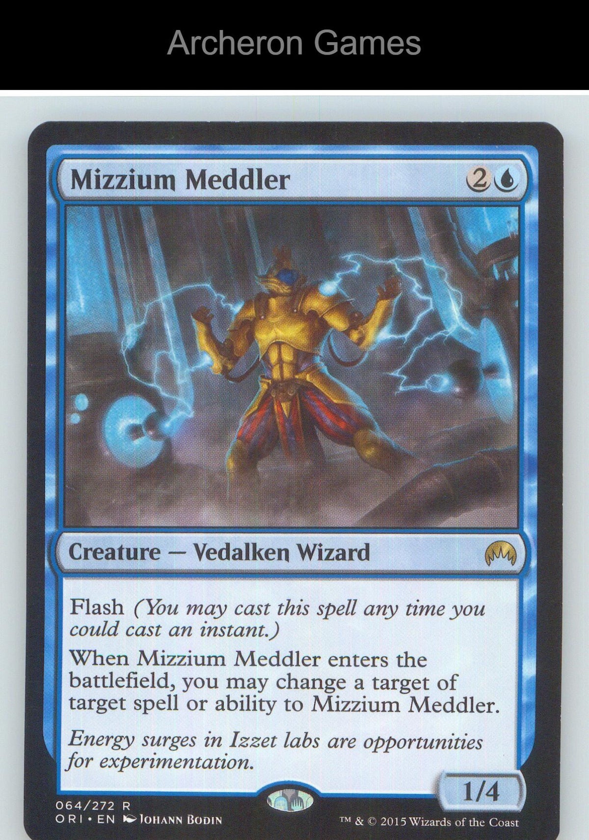 Mizzium Meddler ORI 64 R MTG Card NM/EX+