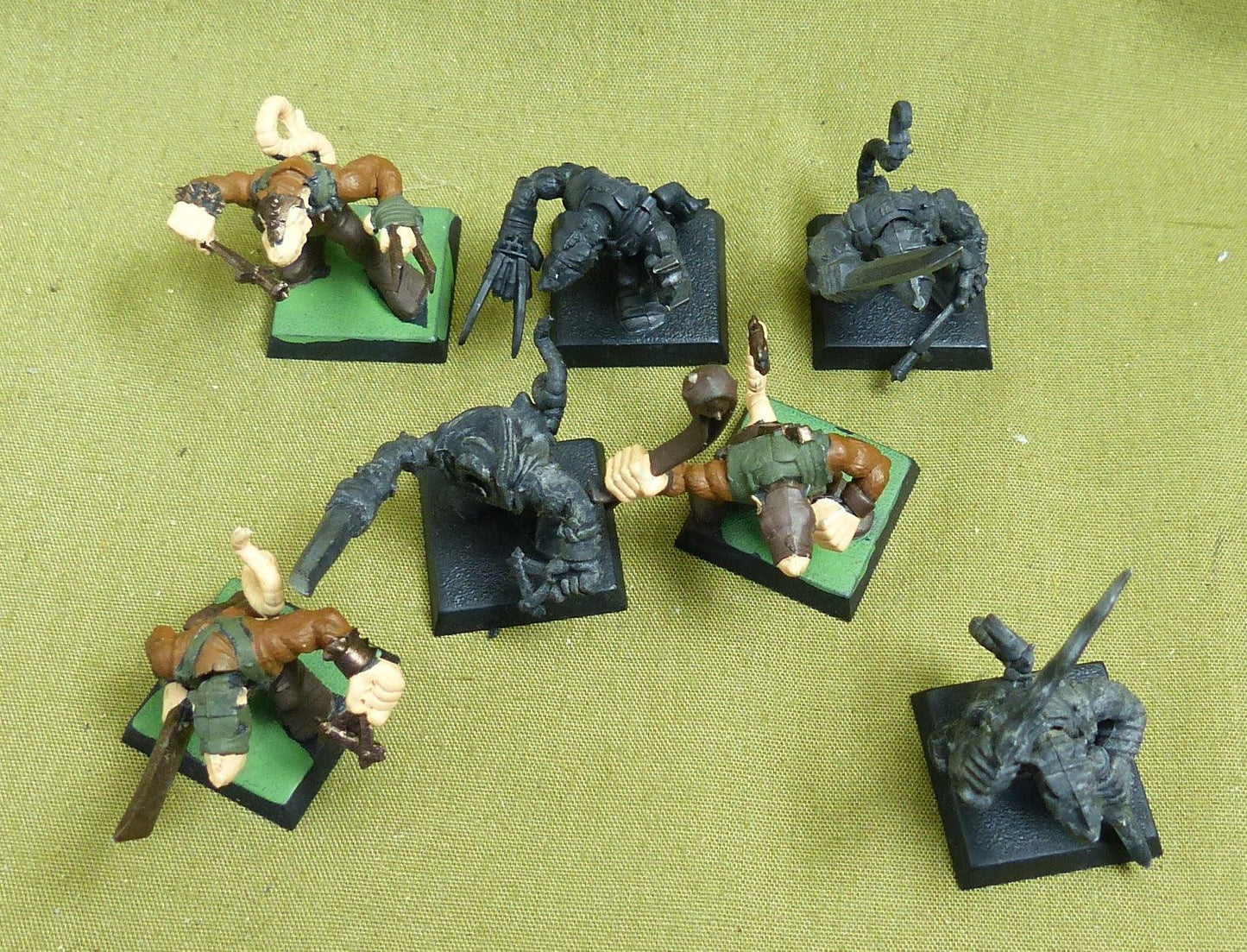 Classic Clan Rats set of 7 OOP - Skaven - Warhammer Old World #12H