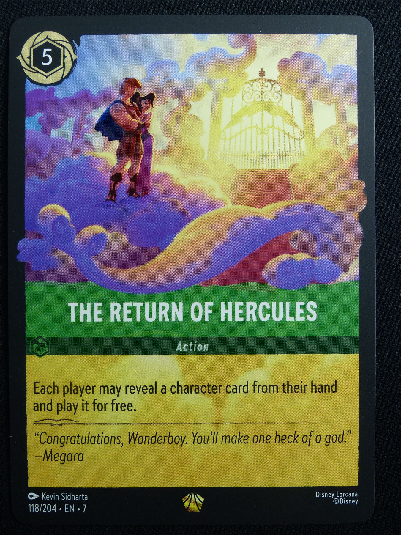 The Return of Hercules 118/204 - Lorcana Card #30S