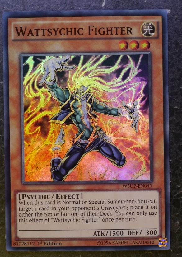 Yugioh Cards: WATTSYCHIC FIGHTER WSUP SUPER RARE # 2I84