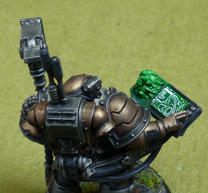 Legion Praetor with upgrades painted - Iron Hands - Warhammer Horus Heresy #2M9