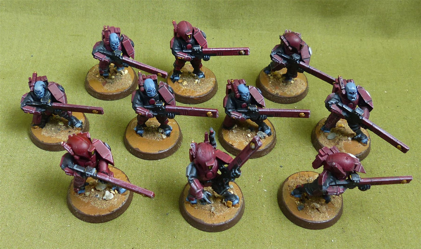 Fire Warriors Strike Team painted - Tau Empire - Warhammer 40K #41F