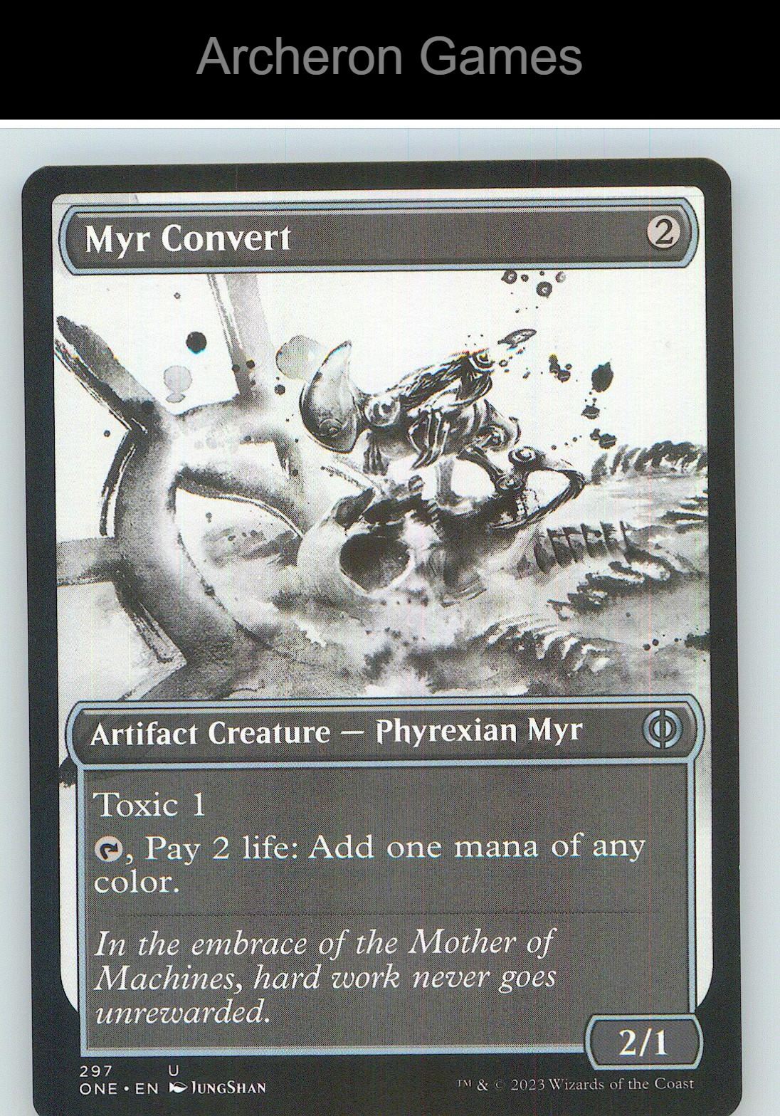 Myr Convert (Showcase) ONE 297 UC MTG Card NM/EX+