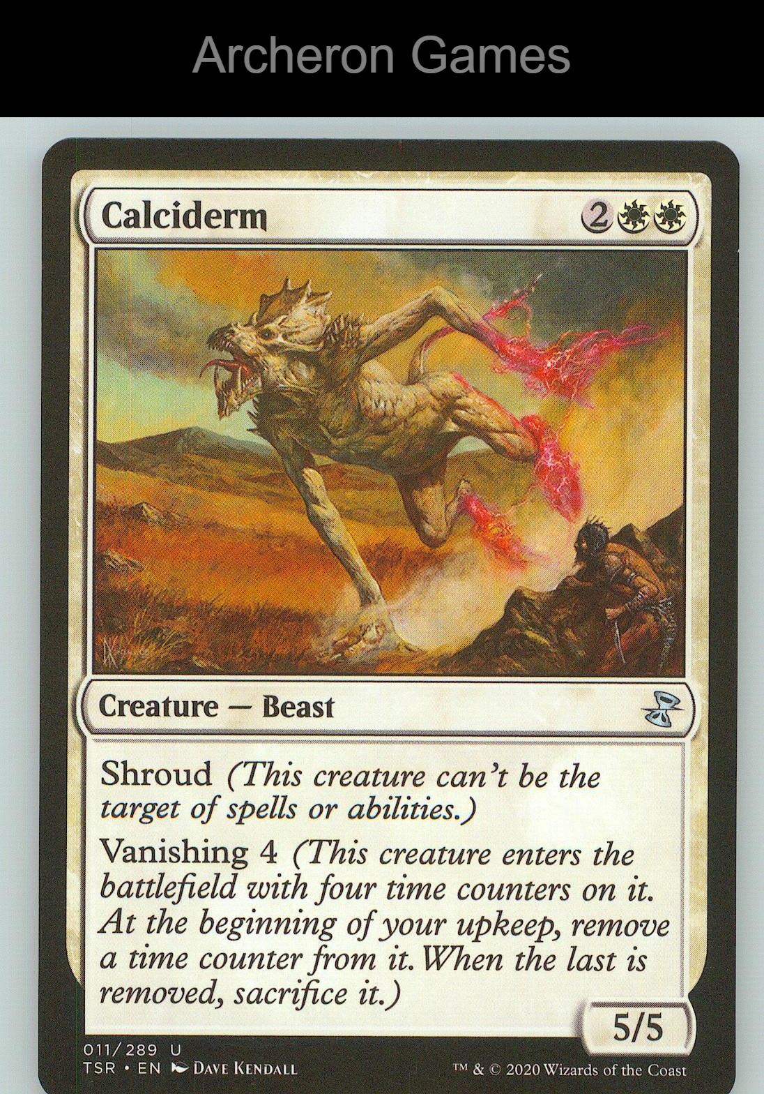 Calciderm TSR 11 UC MTG Card NM/EX+