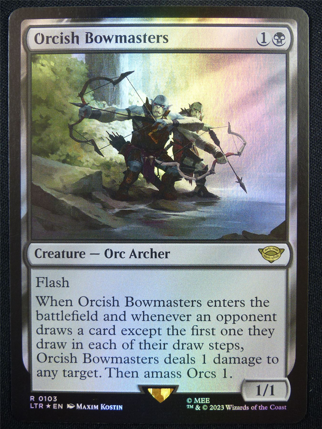 Orcish Bowmaster Foil - LTR - Mtg Card #2QF