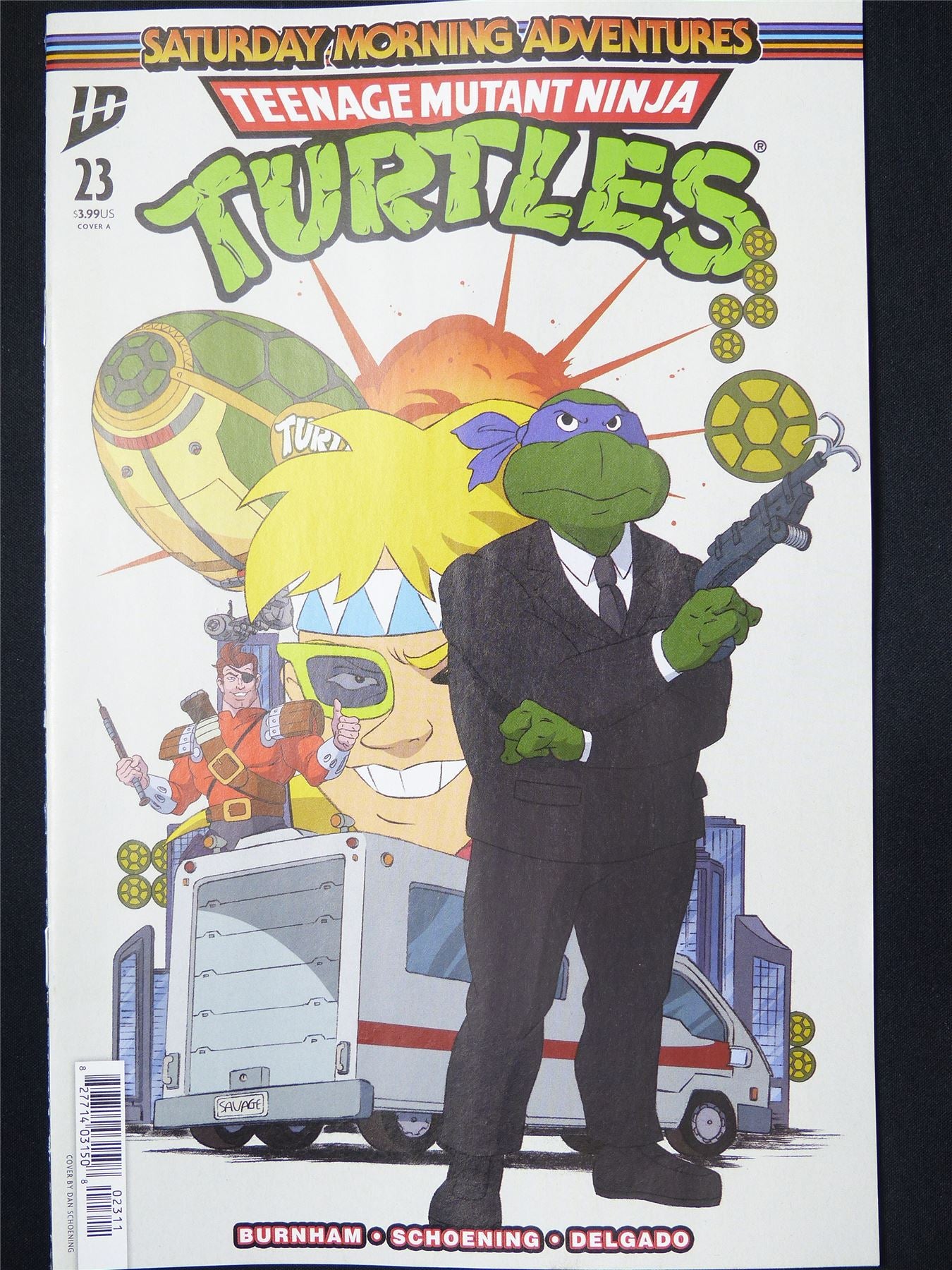 TEENAGE Mutant Ninja Turtles Saturday Morning Adventures #23 - Mar 2025 ID Comic #22A