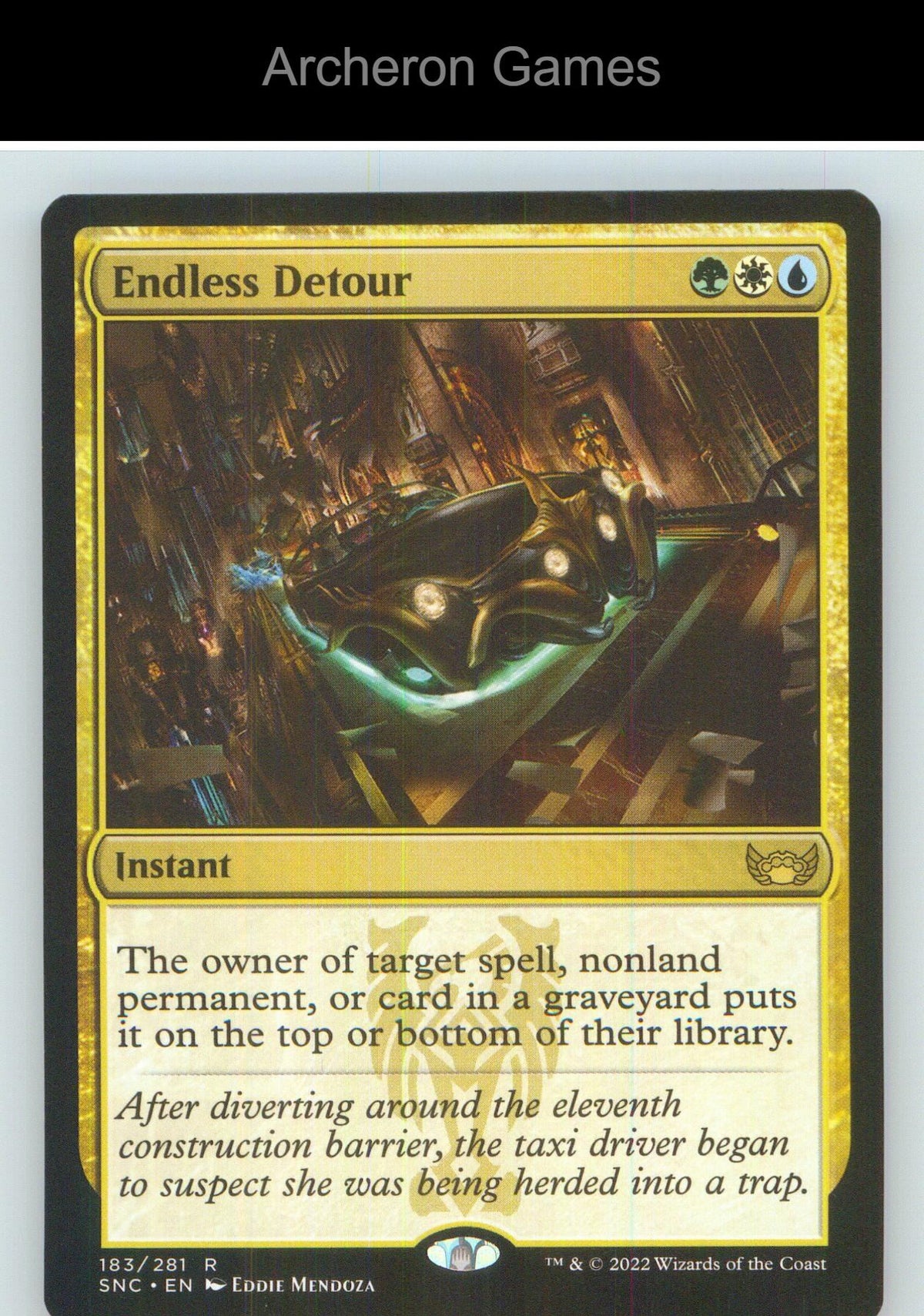 Endless Detour SNC 183 R MTG Card NM/EX+