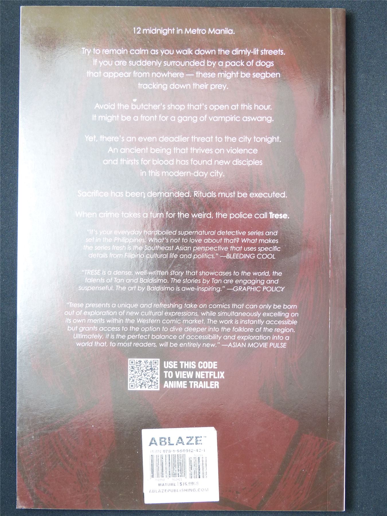 Trese volume 3 - Ablaze Graphic Softback #ZS