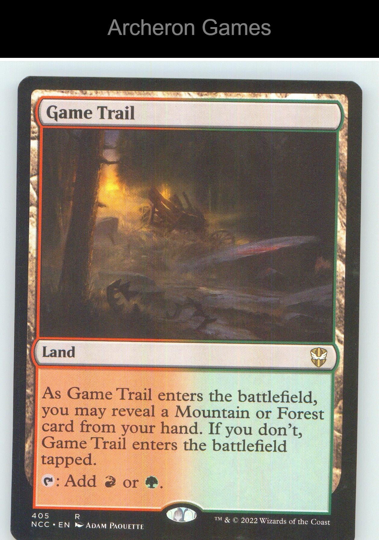 Game Trail NCC 405 R MTG Card NM/EX+