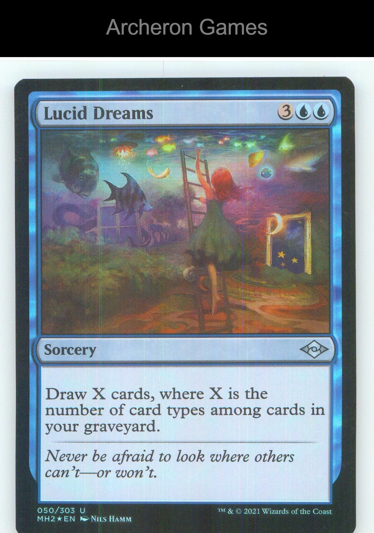 Lucid Dreams MH2 50 UC MTG Card NM/EX+ Foil