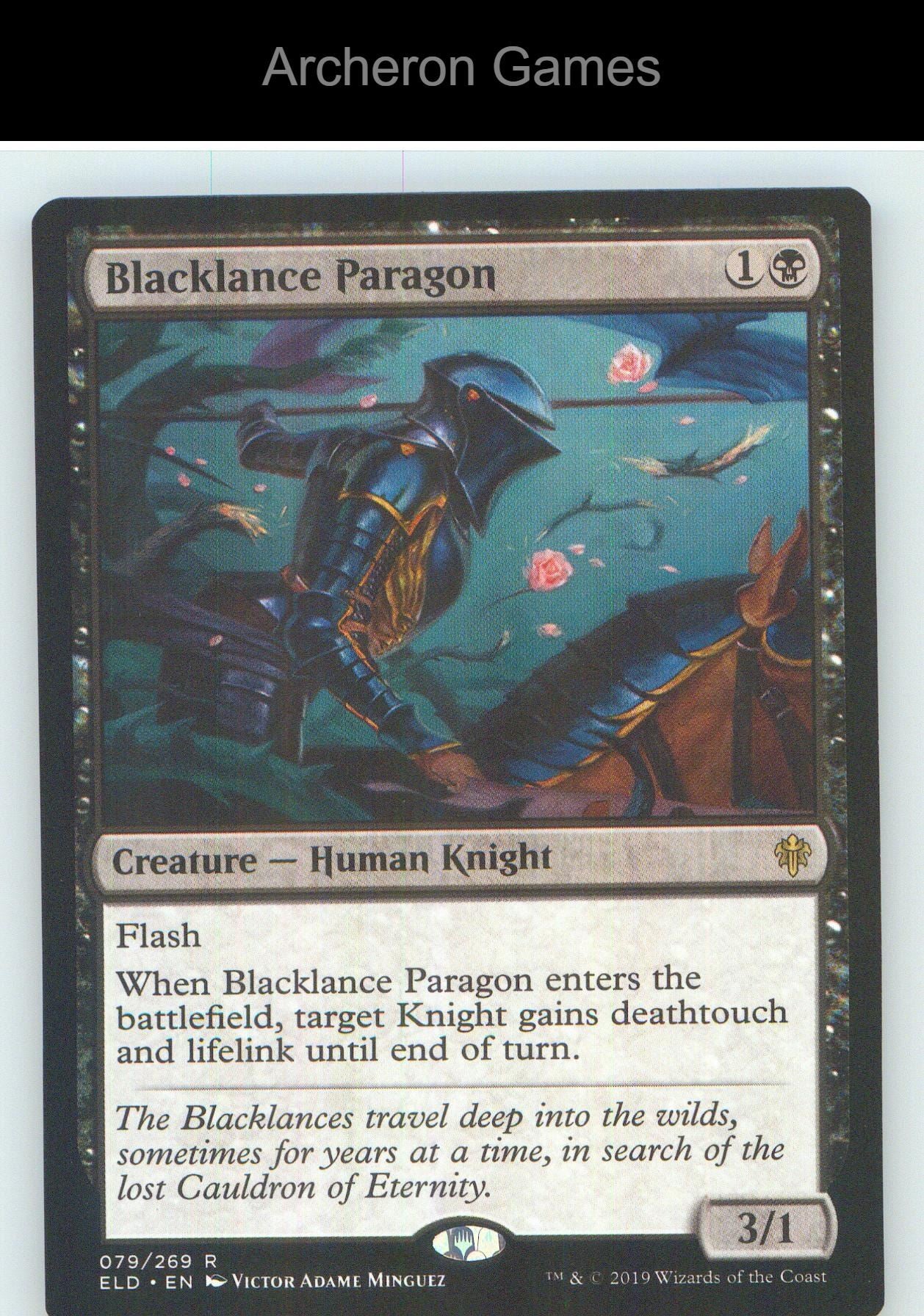 Blacklance Paragon ELD 79 R MTG Card NM/EX+