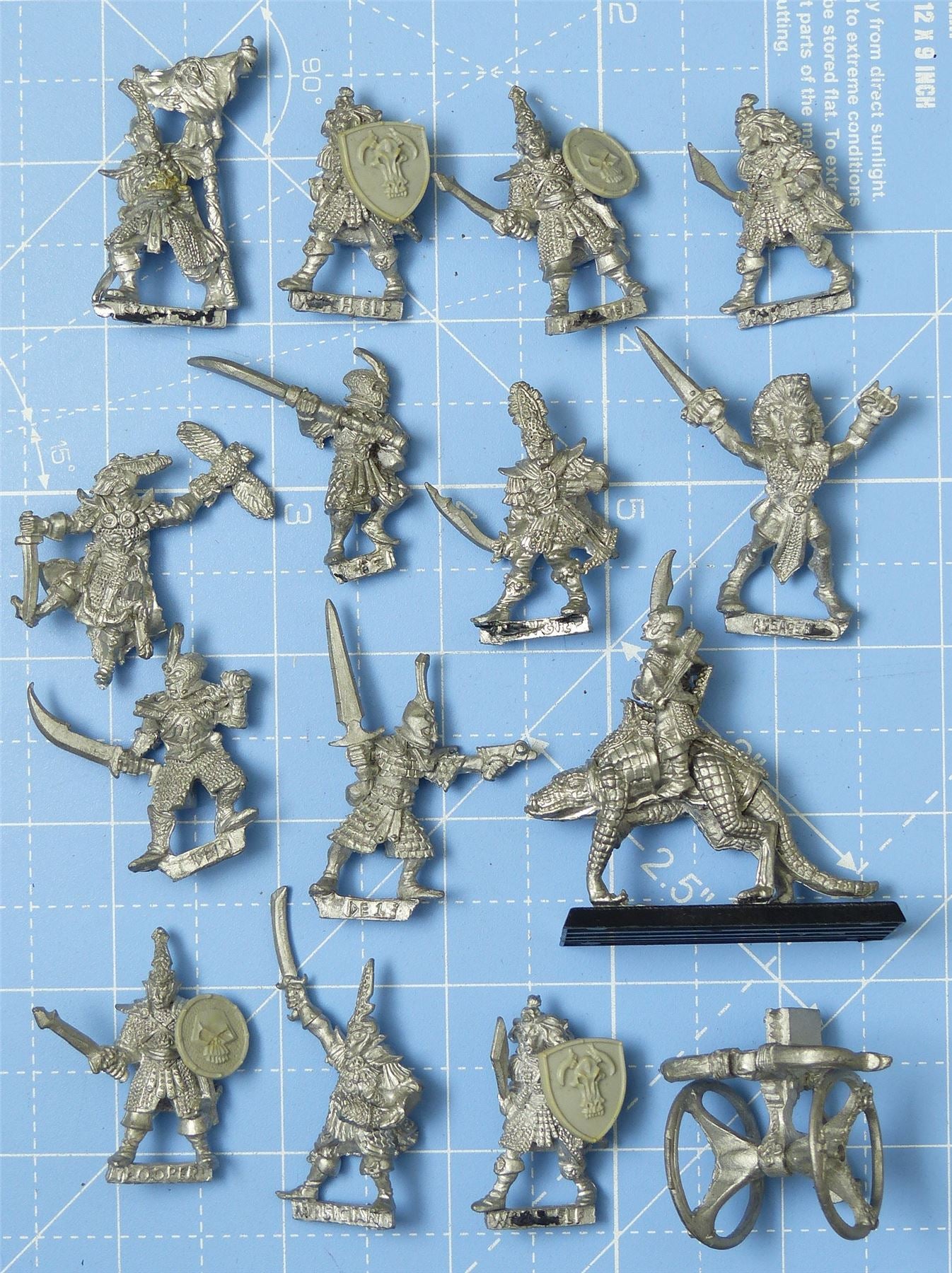 Classic Metal Dark Elf Army Lot - Warhammer Old World #2HQ
