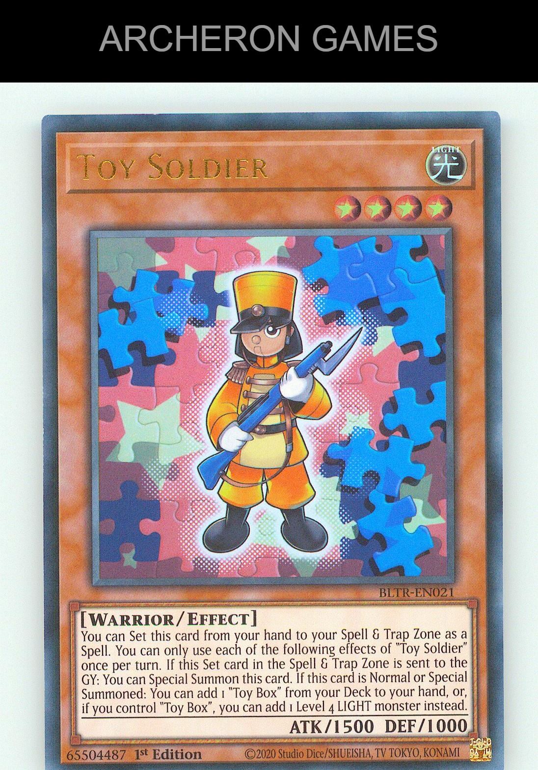Toy Soldier UR YUGIOH Card 1st Edition