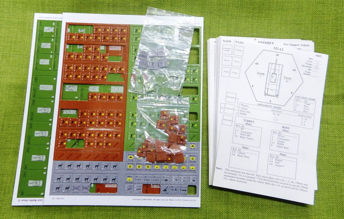 Twilight 2000 GDW Last BattleBox Set #6Y