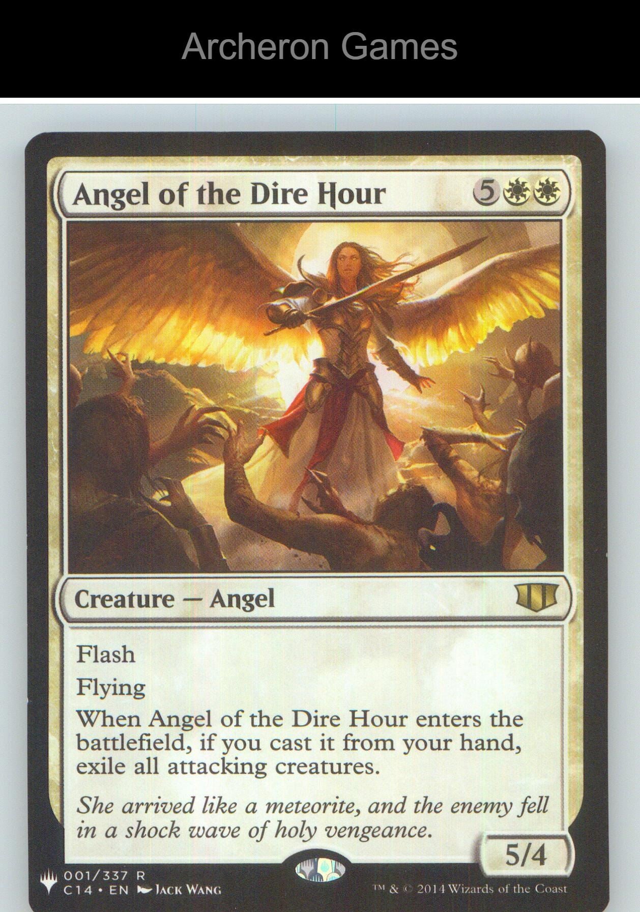 Angel of the Dire Hour C14 1 R MTG Card NM/EX+