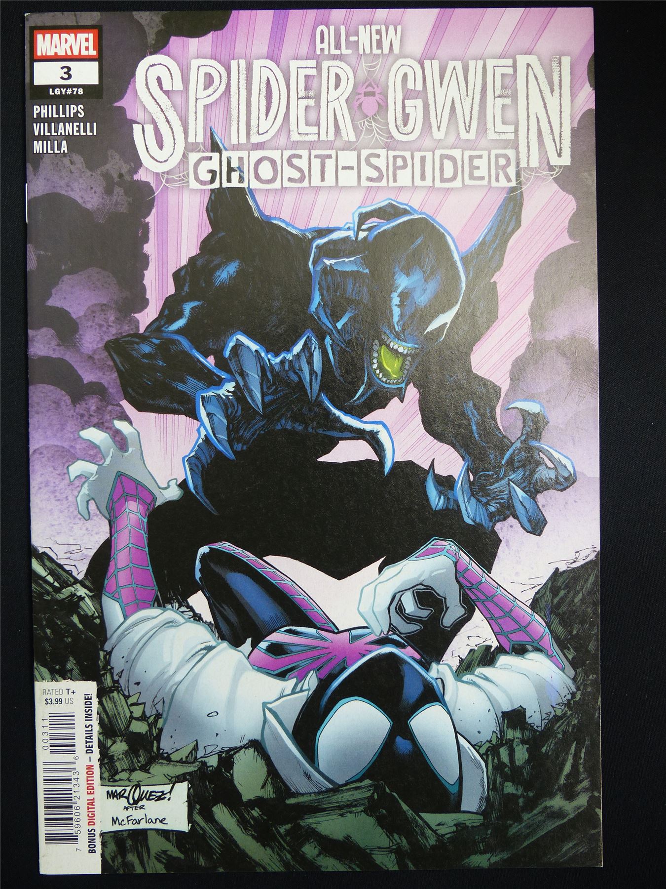 All-New SPIDER-GWEN: Ghost-Spider #3 Cvr A - Marvel Comic #3YX
