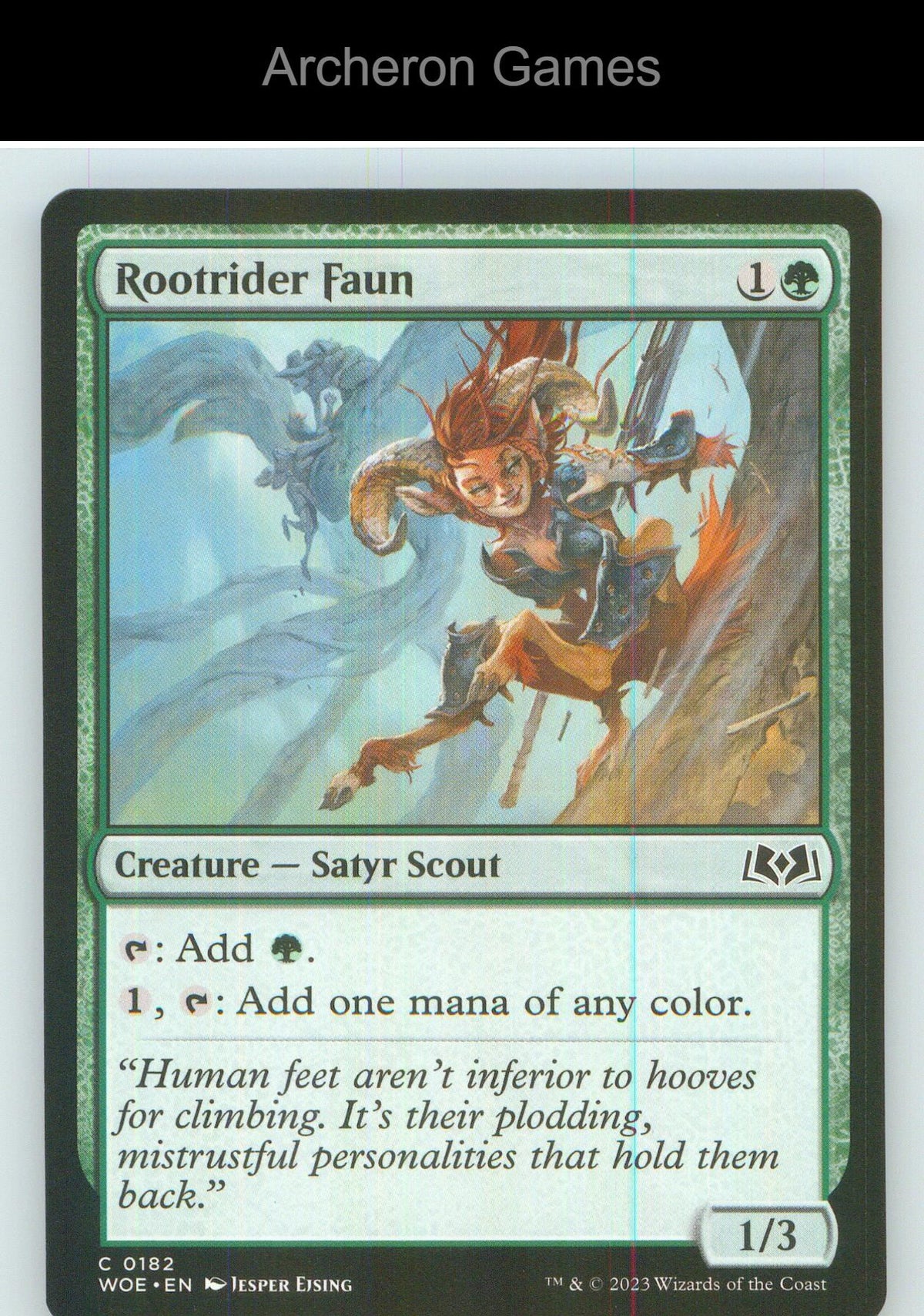 Rootrider Faun WOE 182 C MTG Card NM/EX+