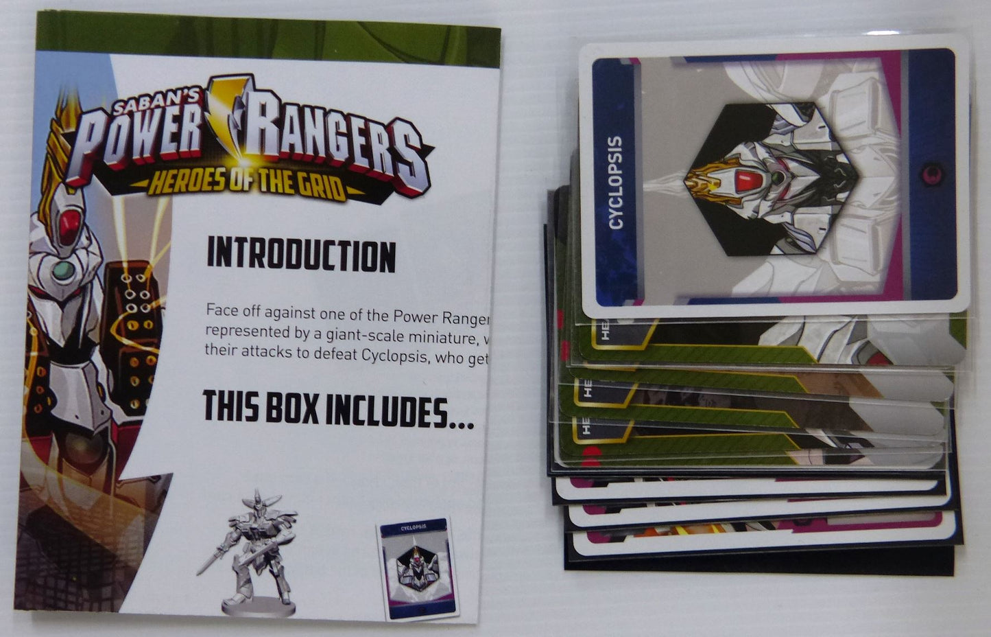 Cyclopsis Deluxe Figure - Power rangers: Heros of the grid - Board Game #2E3
