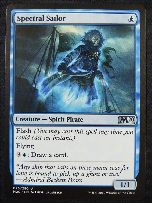 Spectral Sailor - M20 - Mtg Card #5E6