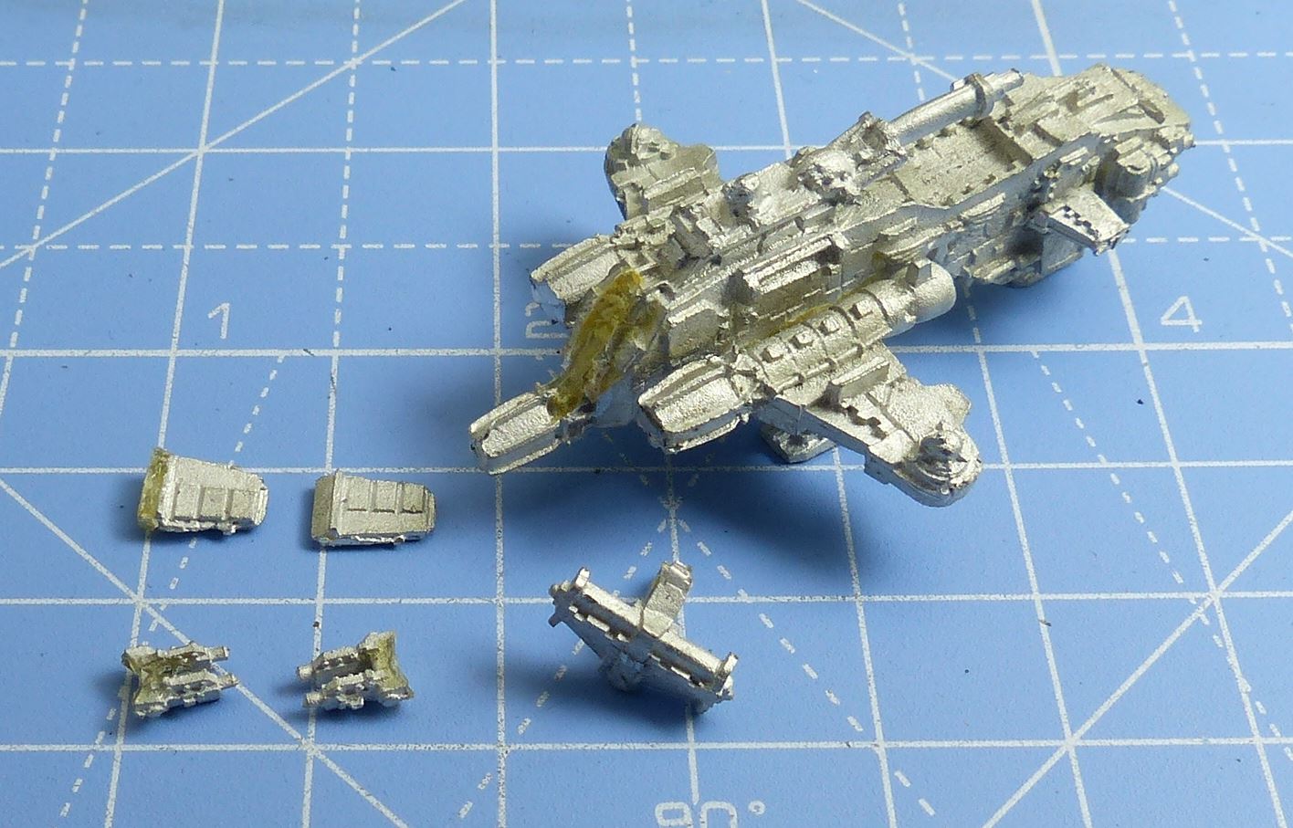 Thunderhawk Gunship Classic Metal - Warhammer Epic #X1