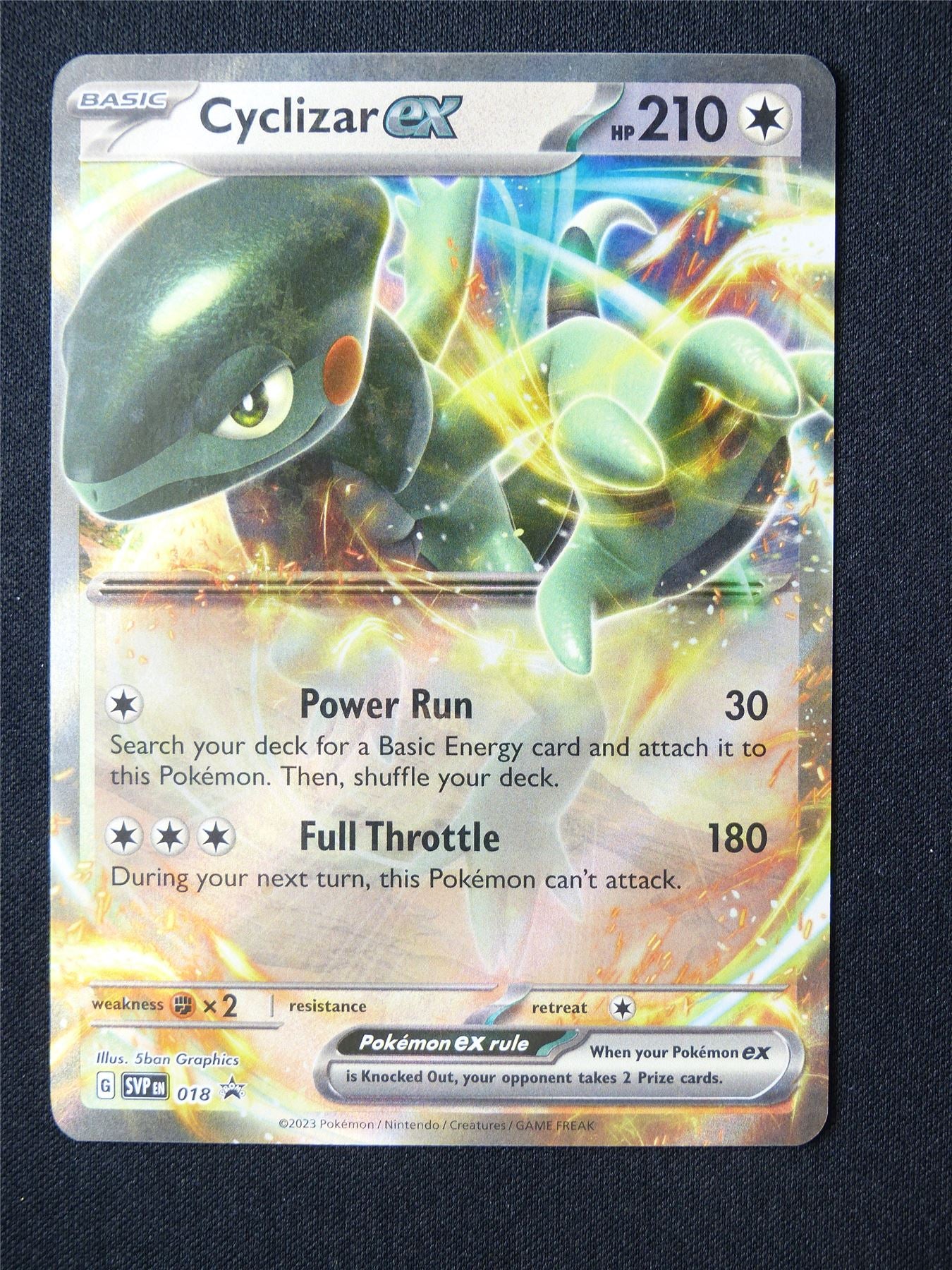 Cyclizar EX 018 Promo Holo - Pokemon Card #62O