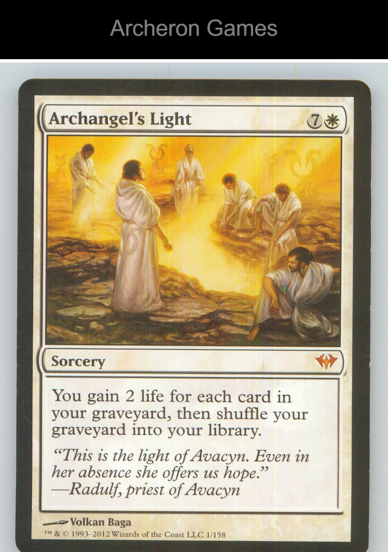 Archangel's Light DKA 1 Mythic MTG Card NM/EX+
