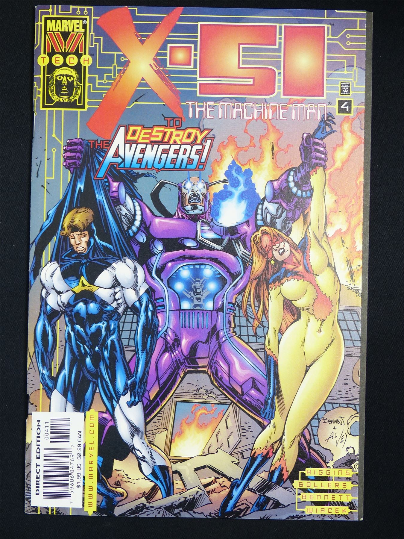 X-51 The Machine Man #4 - Marvel Comic #5YL