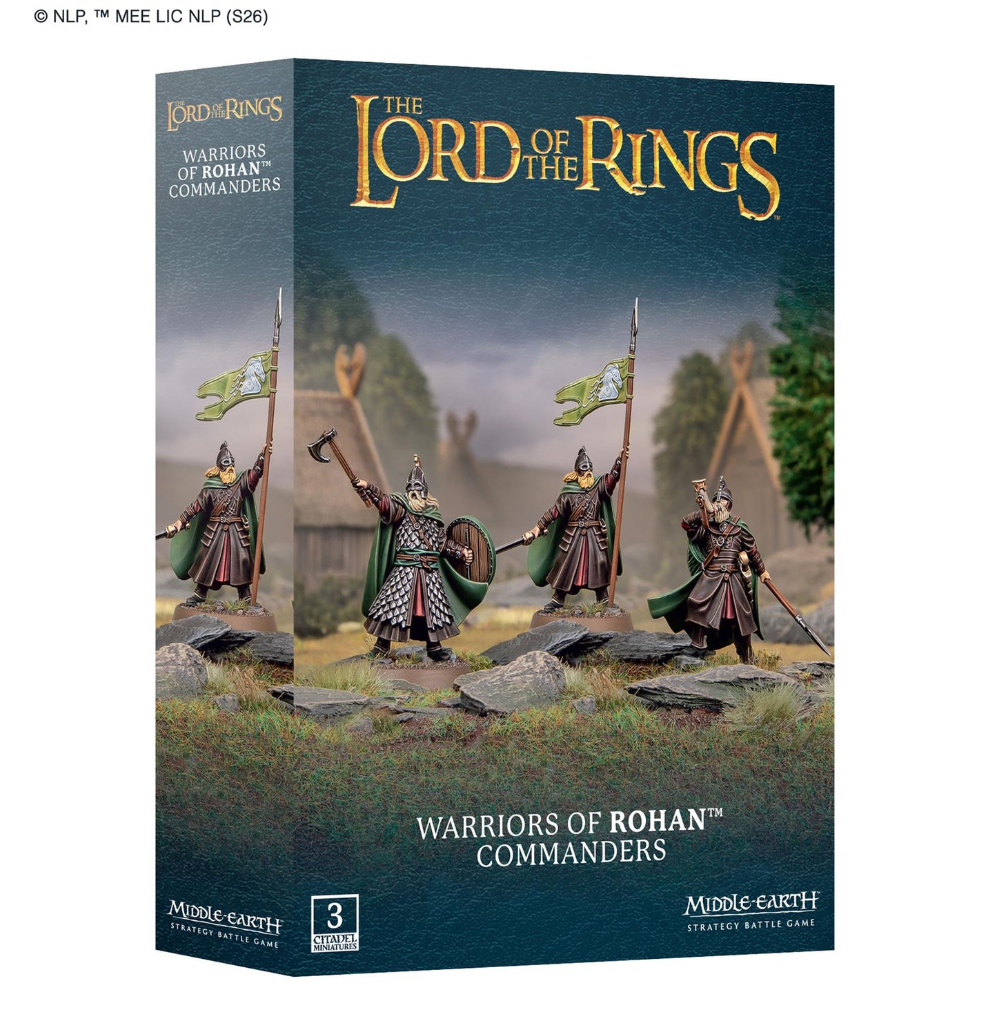 Warriors of Rohan Commanders - Middle Earth Strategy Battle Game - Available from 18/07/2026