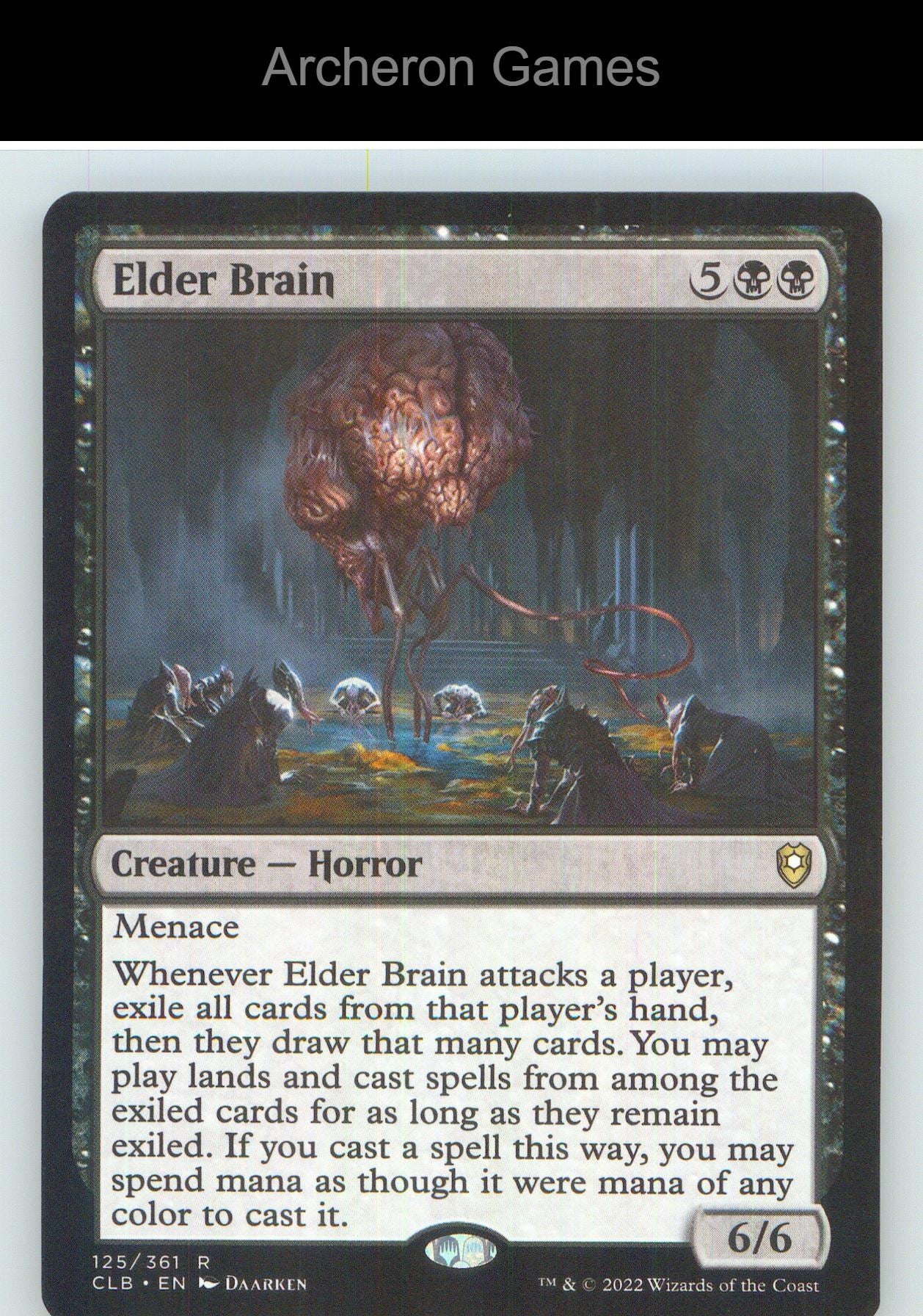 Elder Brain CLB 125 R MTG Card NM/EX+