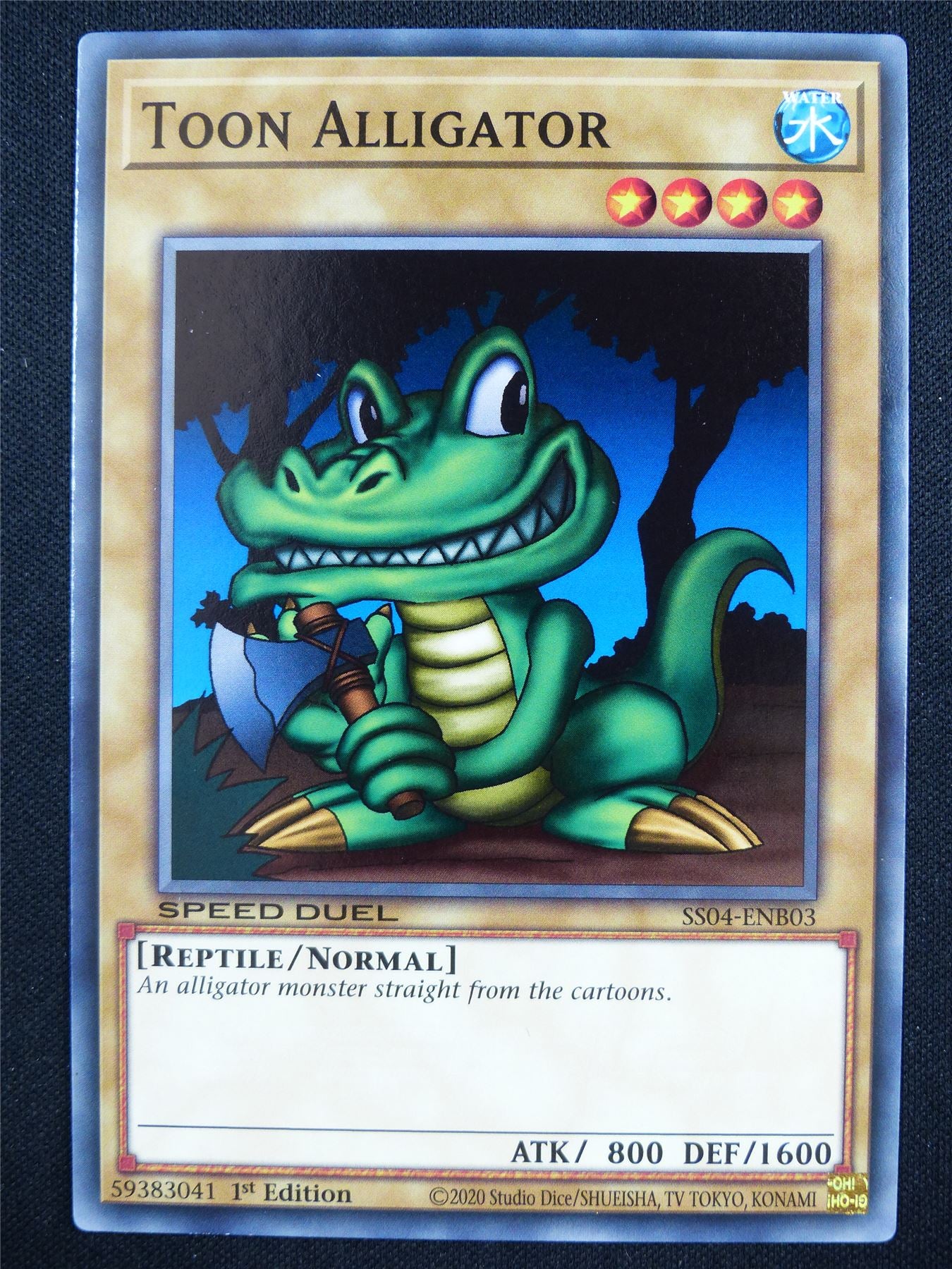 Toon Alligator SS04 Mint - 1st ed Yugioh Card #1I9 Archeron Toon Alligator SS04 Mint - 1st ed Yugioh Card #1I9 Archeron