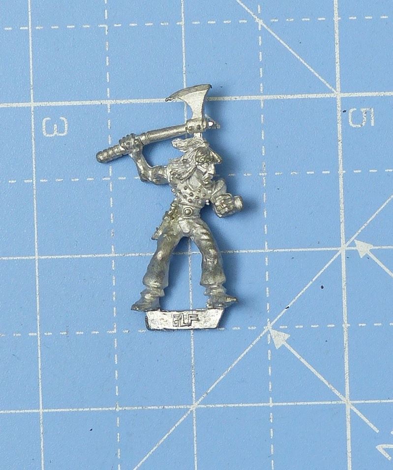 Classic Metal Elf Fighter - Warhammer Old World #2LB