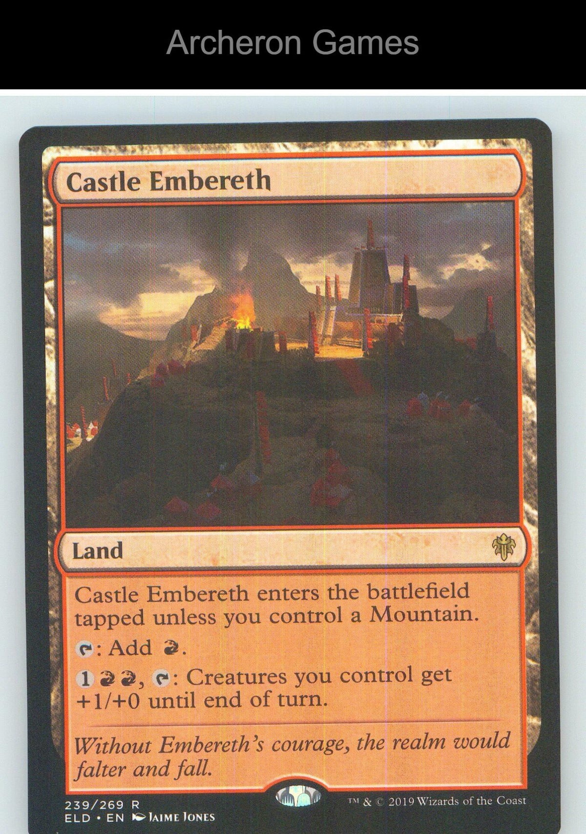 Castle Embereth ELD 239 R MTG Card NM/EX+