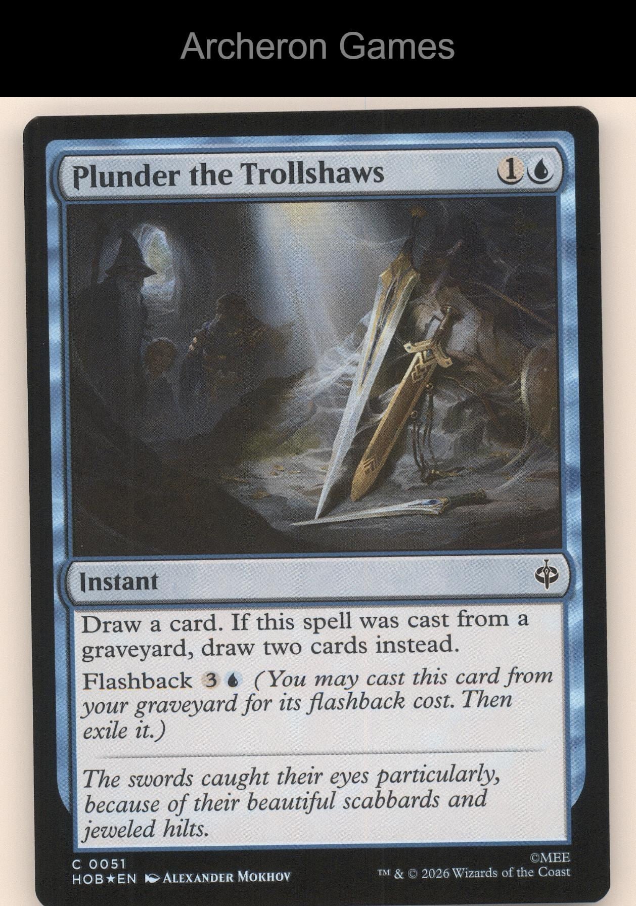 Plunder the Trollshaws HOB 51 C MTG Card The Hobbit