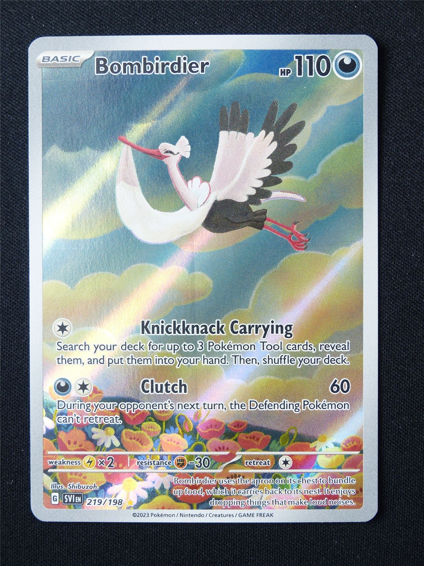 Bombirdier 219/198 Holo - Pokemon Card #61D