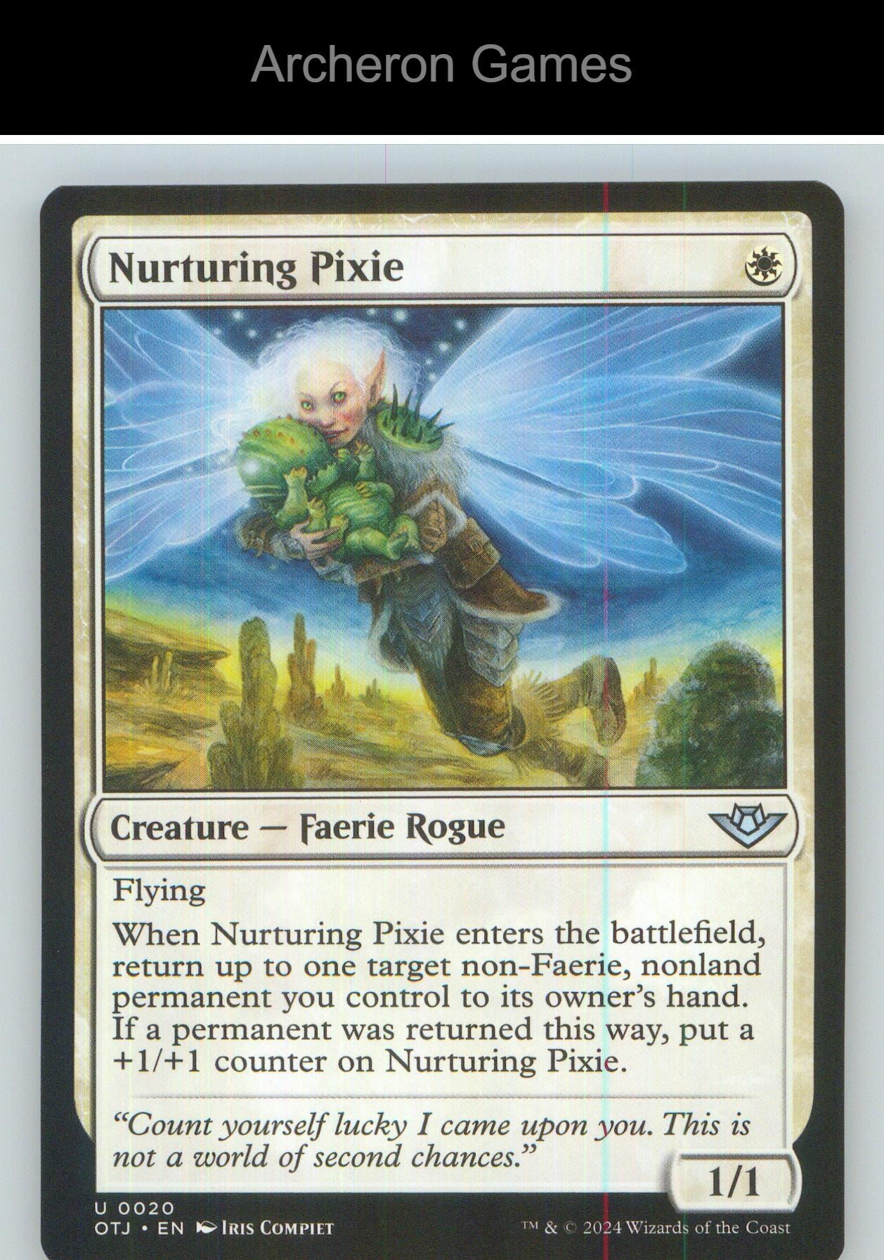 Nurturing Pixie OTJ 20 UC MTG Card NM/EX+